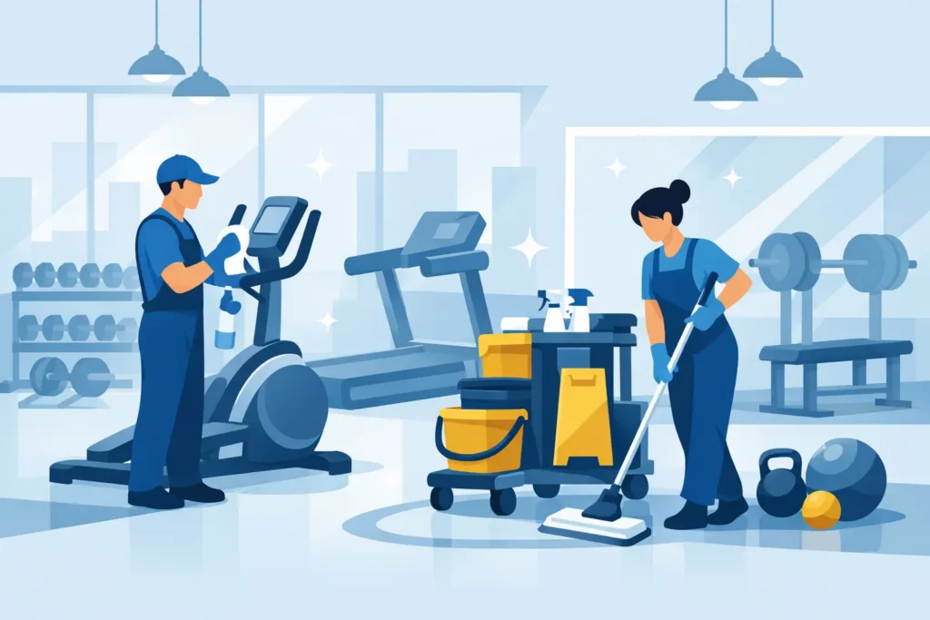 Commercial Cleaning for Gyms Done Right