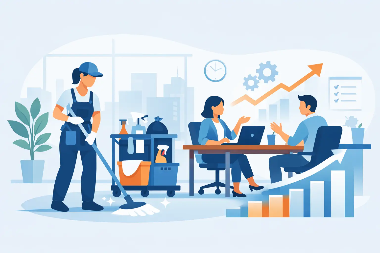 Office Cleaning Productivity Example That Works