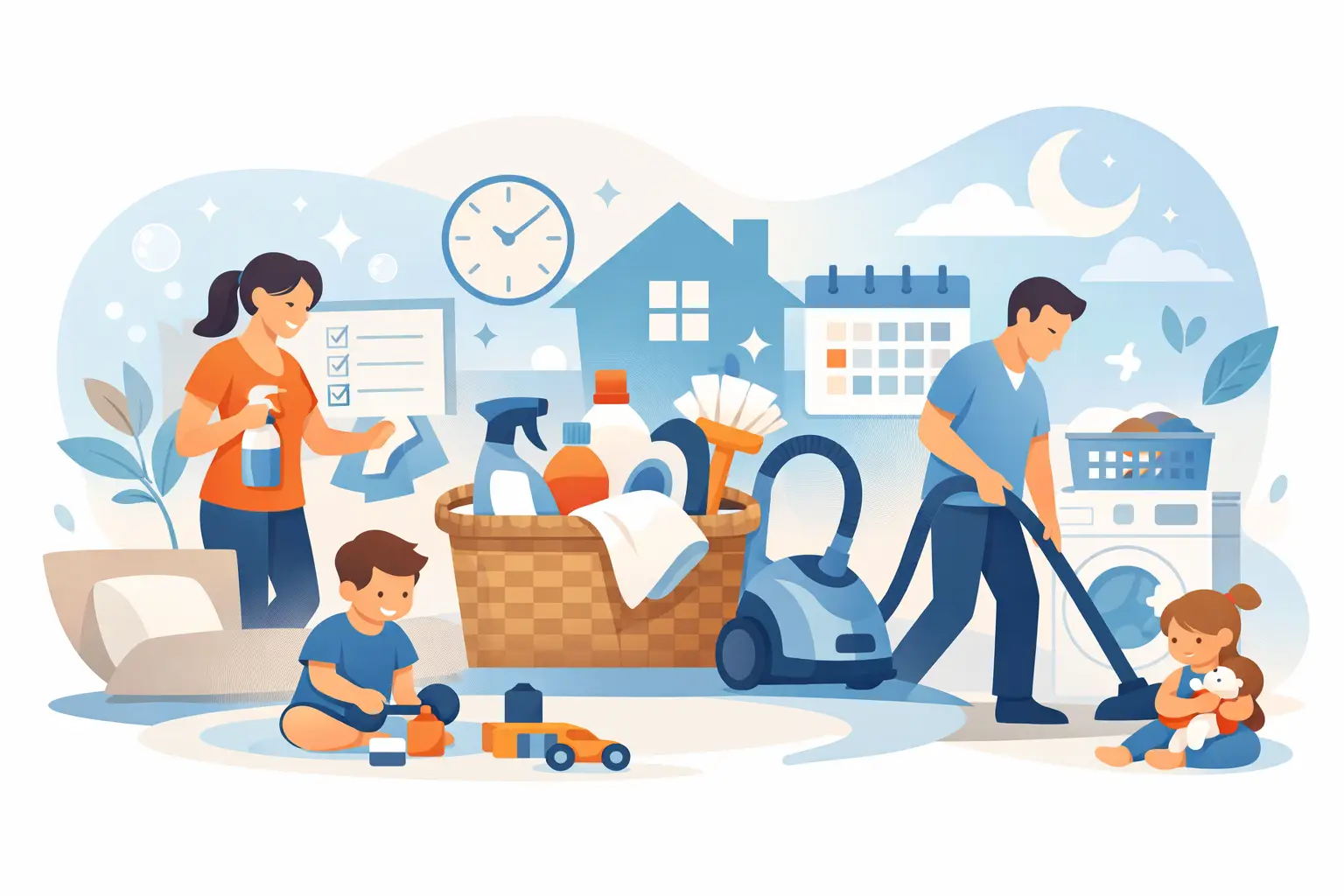 Best Cleaning Plan for Busy Families
