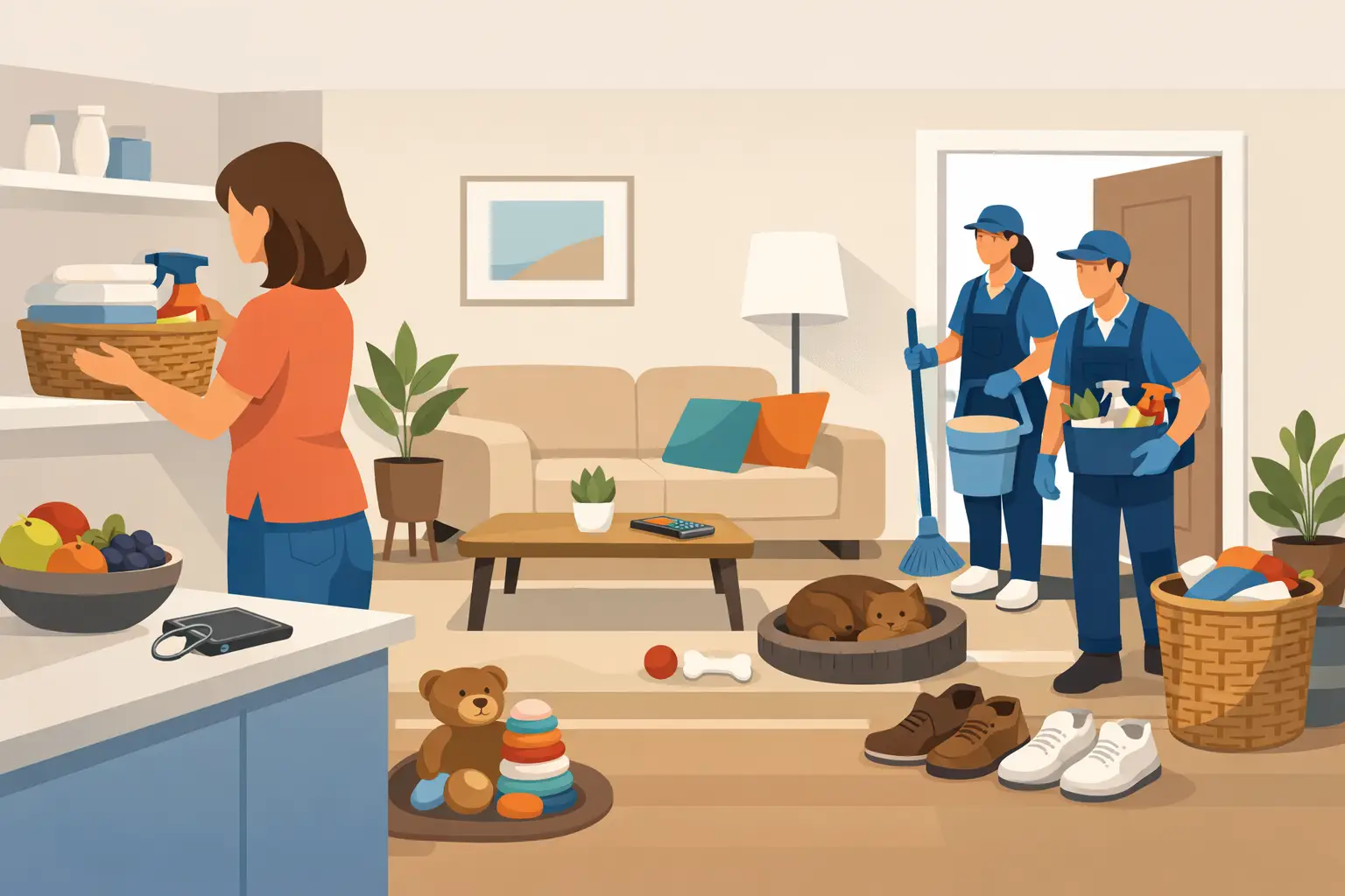 How to Prepare for House Cleaners Before They Arrive