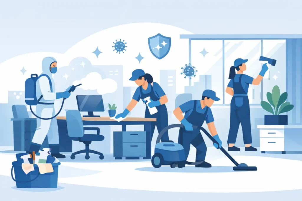 What Is Included in Office Sanitising Services?