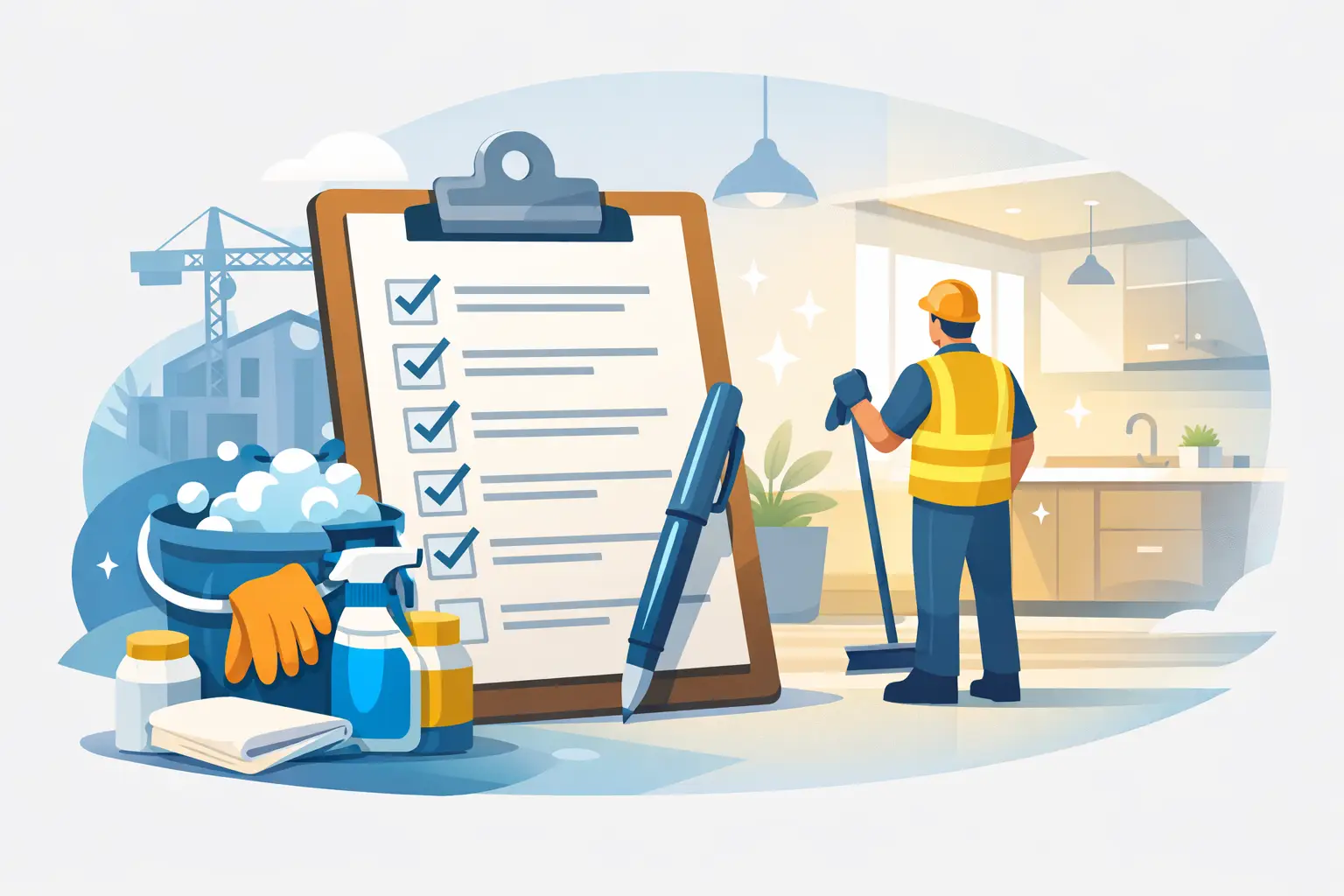 Builders Clean Before Handover Example Checklist
