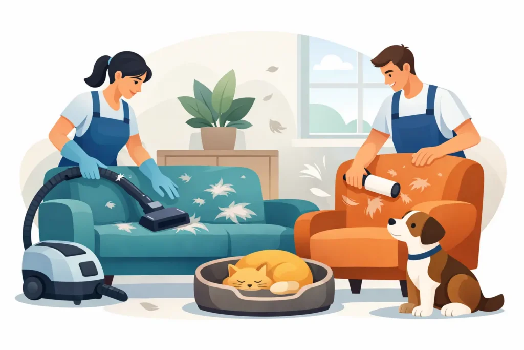 Can Professional Cleaners Remove Pet Hair?