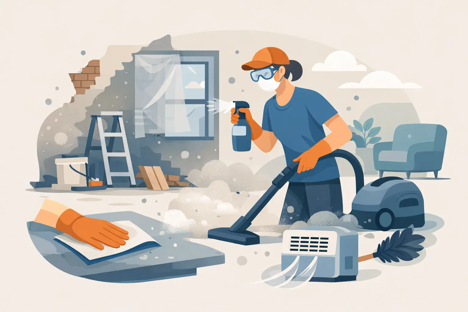 How to Remove Renovation Dust Safely at Home