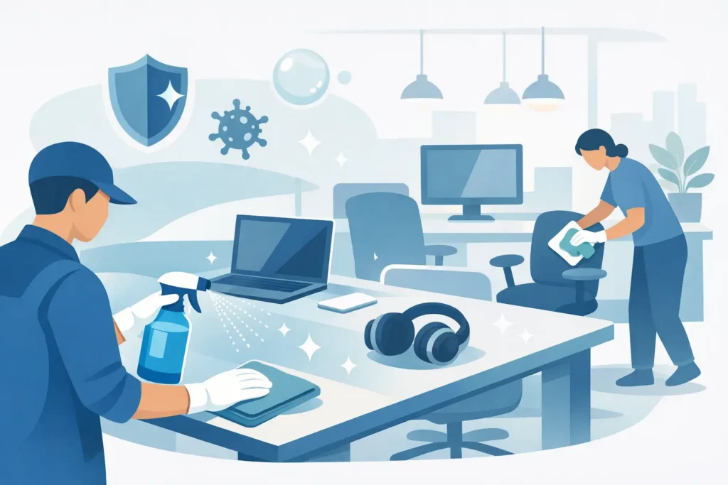 How to Sanitise Shared Workspaces Properly