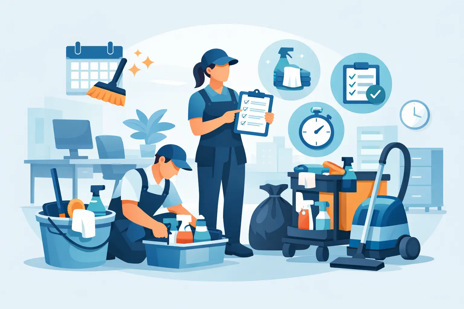 Office Cleaning Preparation That Saves Time