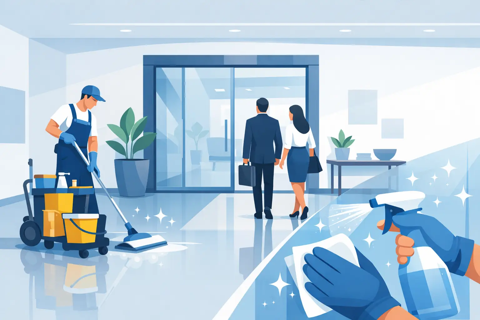 Best Office Entryway Cleaning for First Impressions