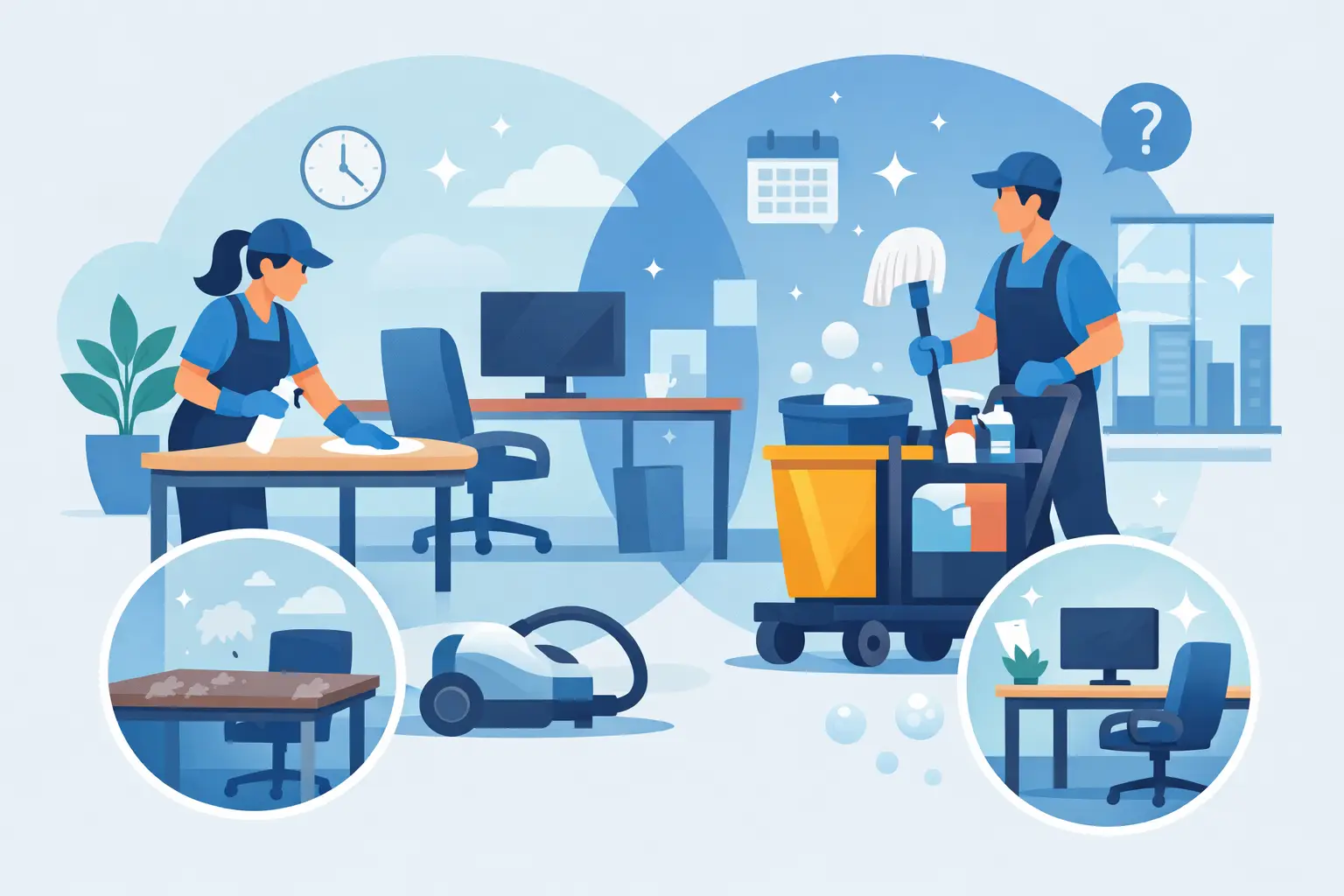 Office Cleaning Frequency: How Often Is Enough?