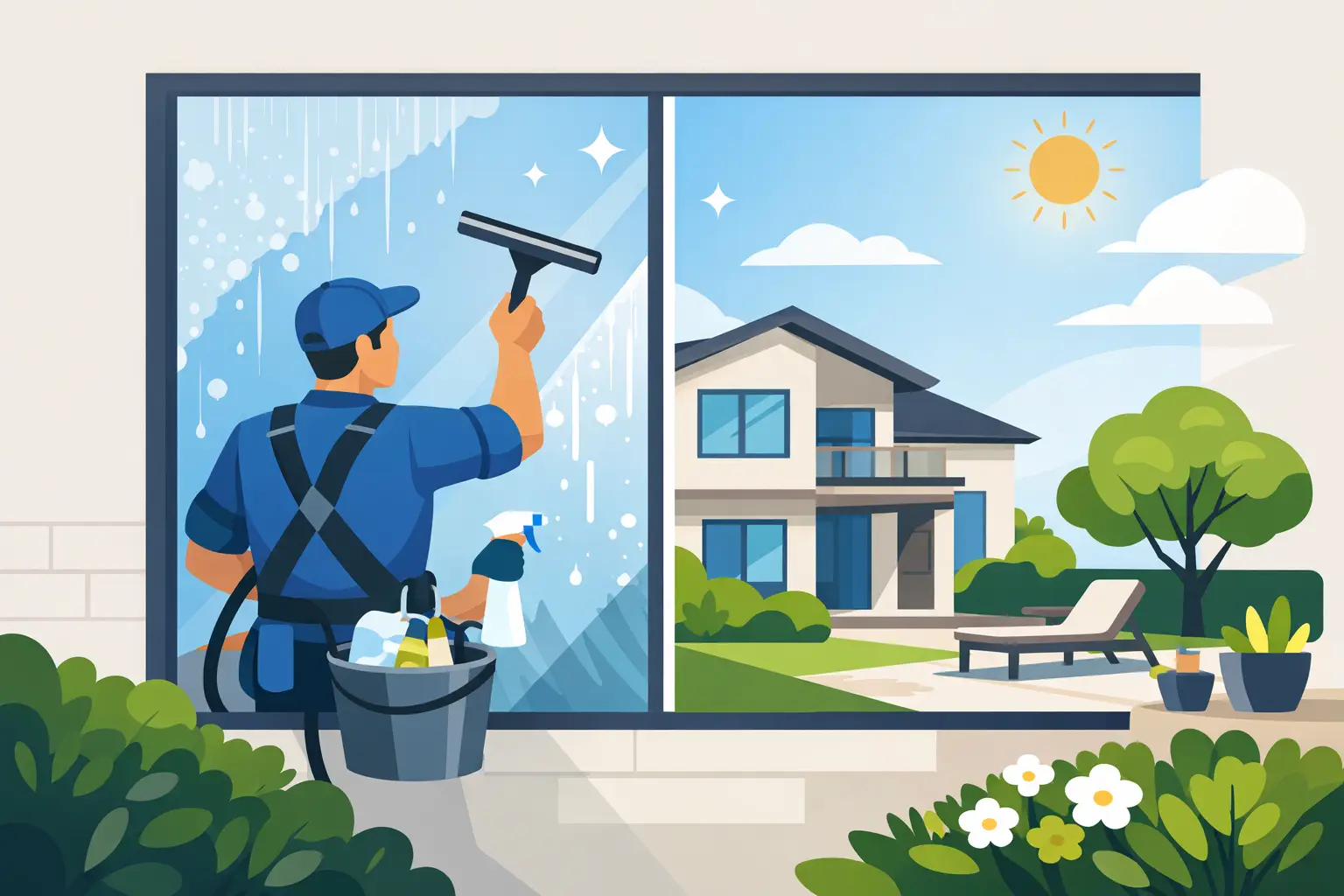 Window Cleaning That Makes a Property Look Cared For