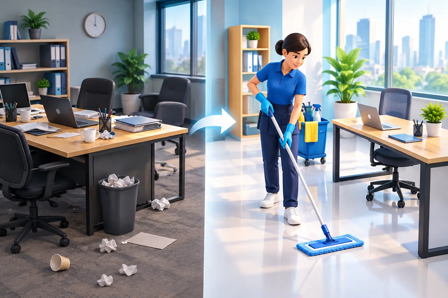 How Office Cleaning Outcomes Shape Your Workplace