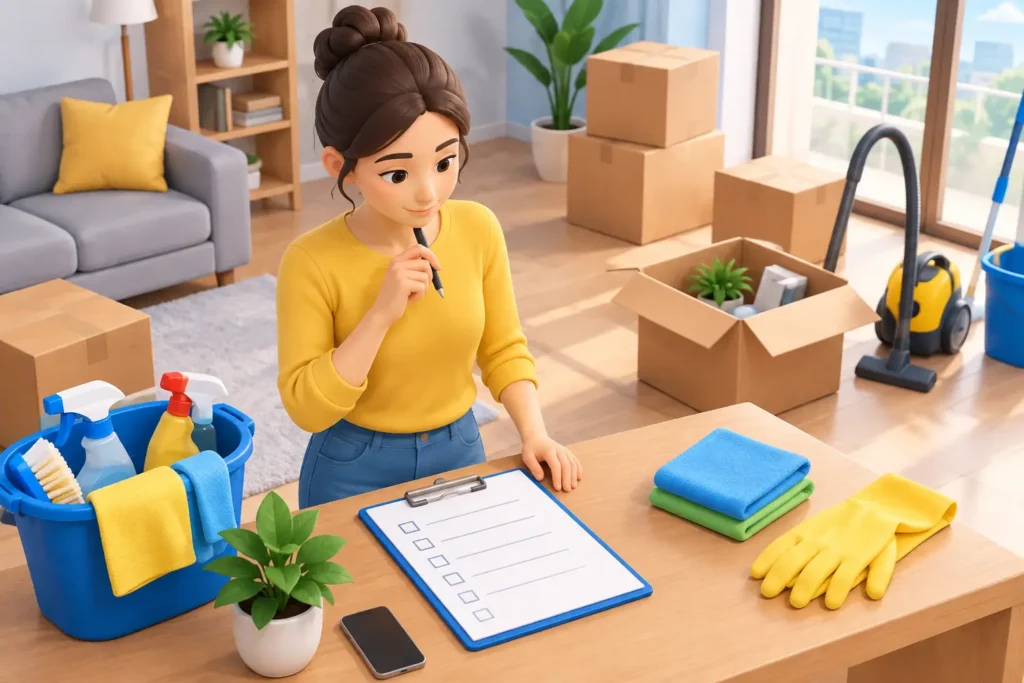 How to Organise Move-Out Cleaning Without Stress