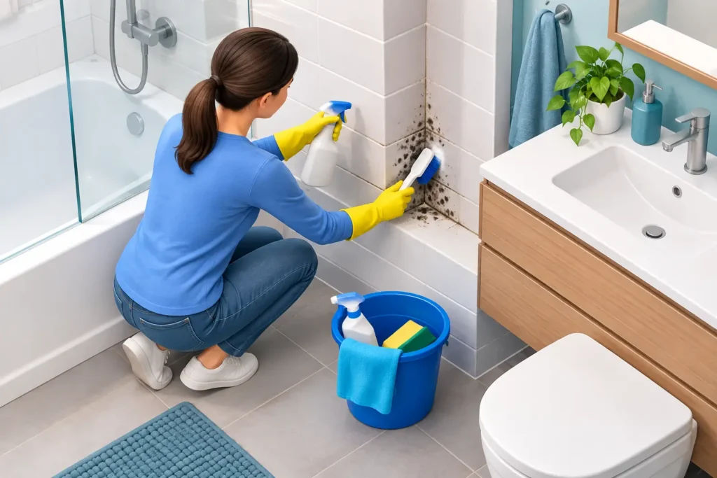 How to Remove Bathroom Mould Safely at Home