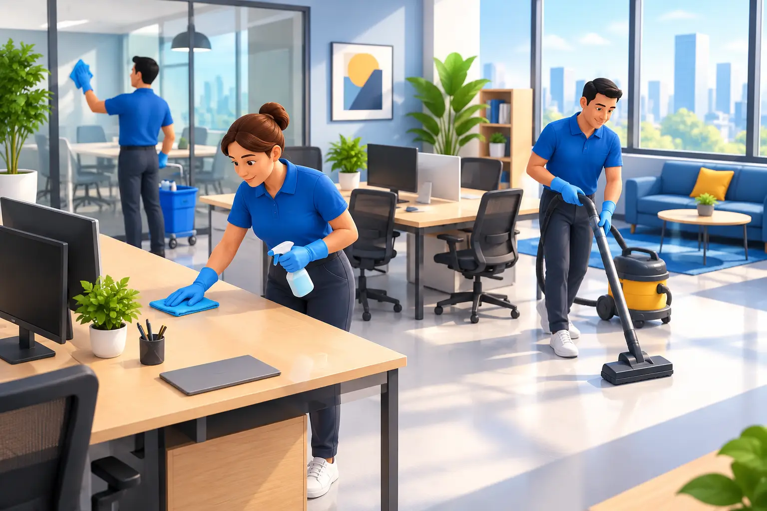 Office Cleaning That Keeps Your Team Productive