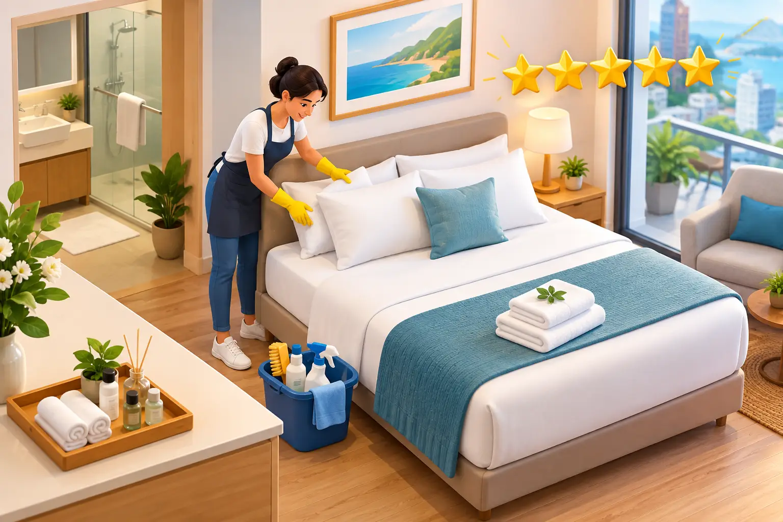 Top Airbnb Guest Cleaning Touches That Earn 5 Stars